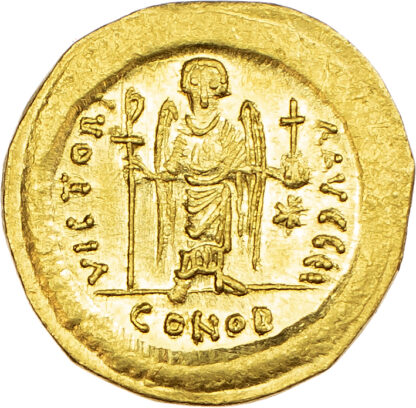 Justinian, Gold Solidus
