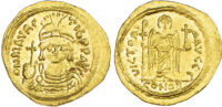 Maurice Tiberius, Gold Solidus