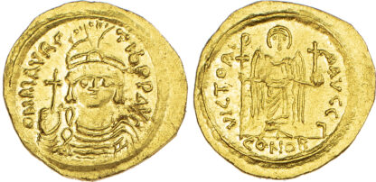 Maurice Tiberius, Gold Solidus