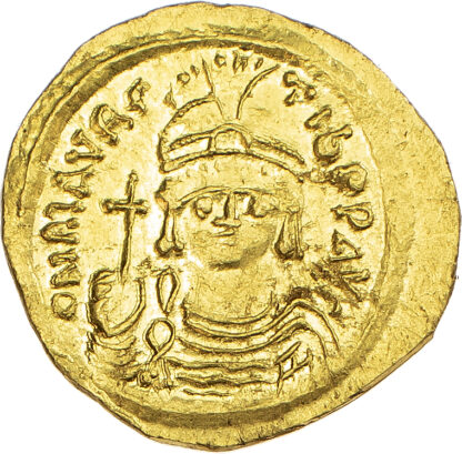 Maurice Tiberius, Gold Solidus