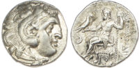 Kingdom of Macedon, Alexander the Great, Silver Tetradrachm, Posthumous Issue