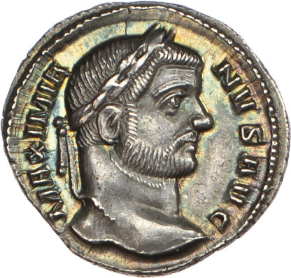 Maximianus, first reign, 286-305. Argenteus