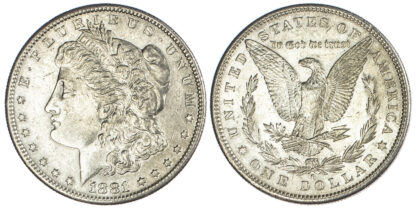 USA, Morgan Dollar, 1881, San Francisco