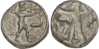 Bruttium, Caulonia, Silver Nomos