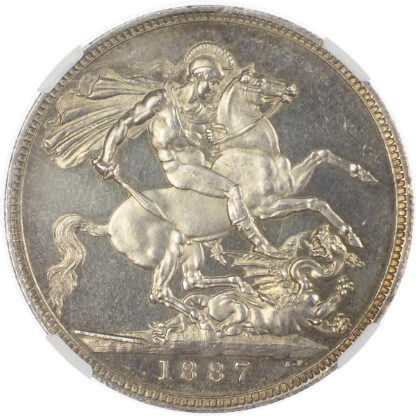 Victoria (1837-1901), 1887 Proof Crown (PF 61)