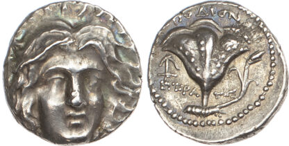 Islands off Caria, Rhodes, Silver Didrachm