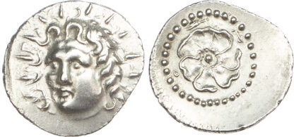 Islands off Caria, Rhodes, Silver Drachm