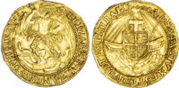Elizabeth I (1558-1603), Angel, sixth issue (1583-1600), mintmark Key