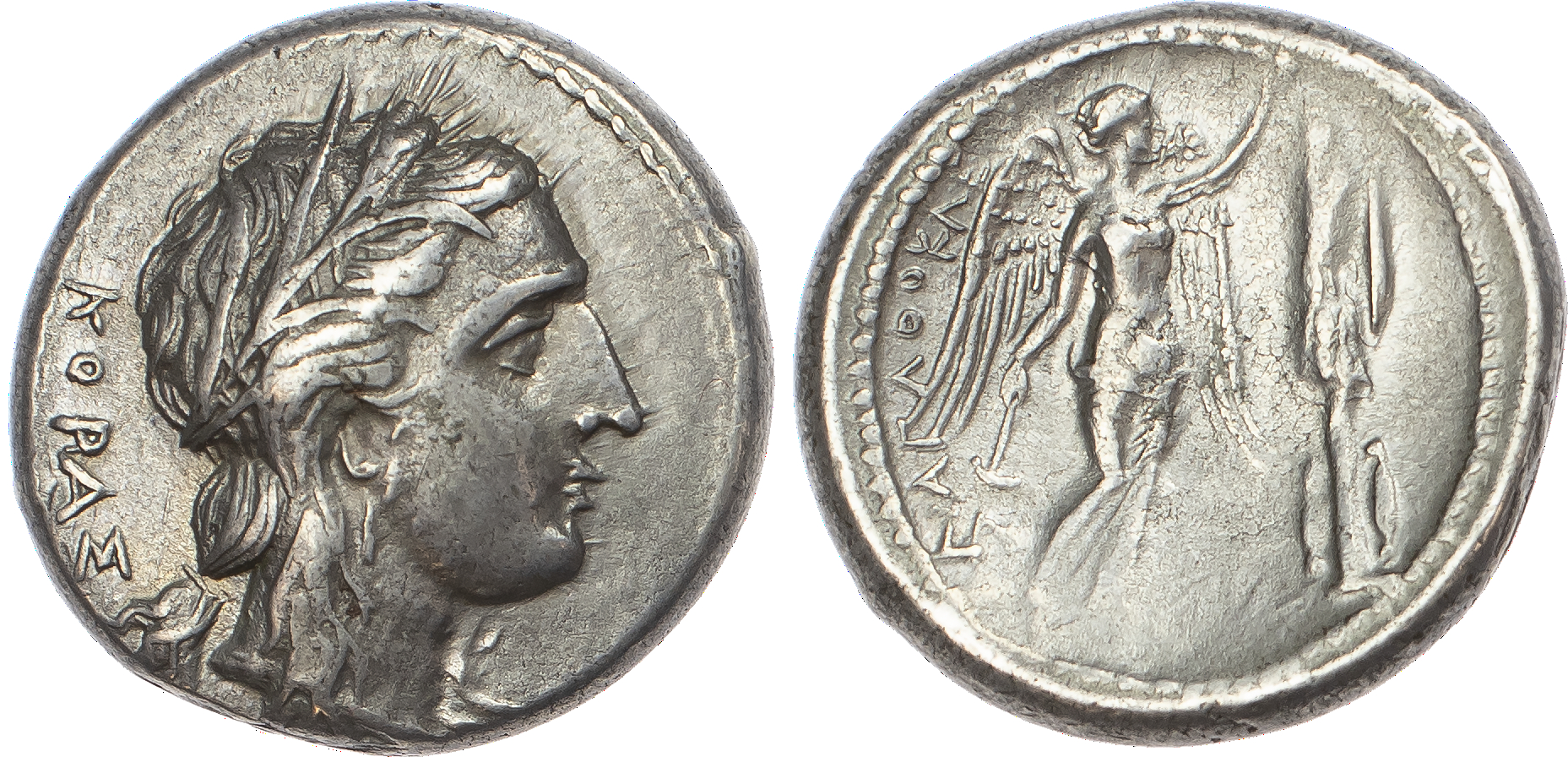 Sicily, Syracuse, Agathokles, Silver Tetradrachm