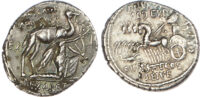 M. Aemilius Scaurus, Silver Denarius