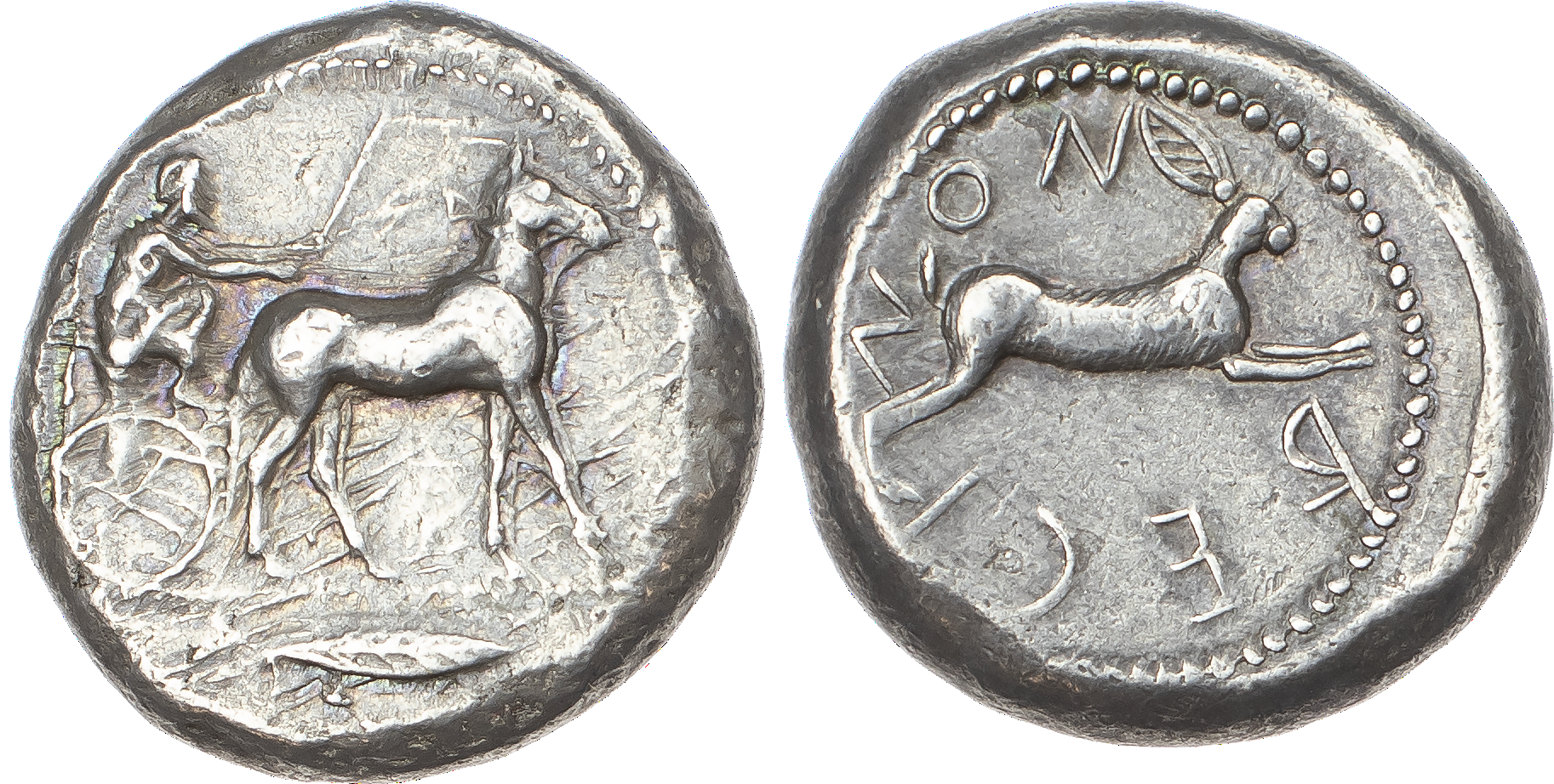 Brittium, Rhegium, Silver Tetradrachm