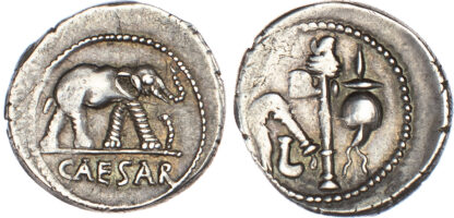 Julius Caesar, Silver Denarius
