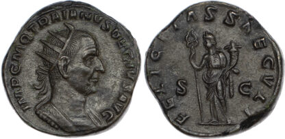 Trajan Decius, Bronze Double Sestertius