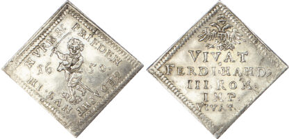 Germany, Nürnberg, Ferdinand III (1637-1657), silver 1/8 Taler Klippe