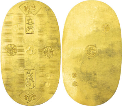 Japan, Tenpo (1837-1858), gold Goryoban, c. 1837-1843 - extremely rare
