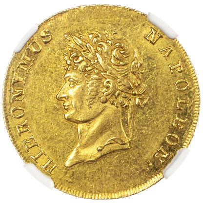 Germany, Westphalia, Hieronymus Napoléon (1807-1813), gold 10 Thaler