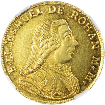 Malta, Emmanuel de Rohan (1775-1797), gold 20 Scudi, 1778 - AU 58+