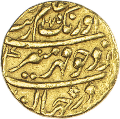 India, Mughal Empire, Aurangzeb (1658-1707), gold Mohur