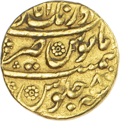 India, Mughal Empire, Aurangzeb (1658-1707), gold Mohur