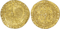 Edward III (1327-77), Half Noble, Fourth coinage (1351-77)