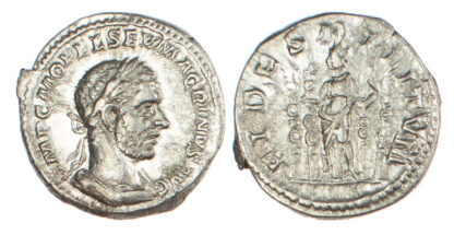Macrinus, Silver Denarius