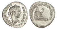 Geta as Augustus, Silver Denarius