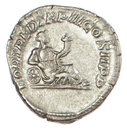 Geta as Augustus, Silver Denarius