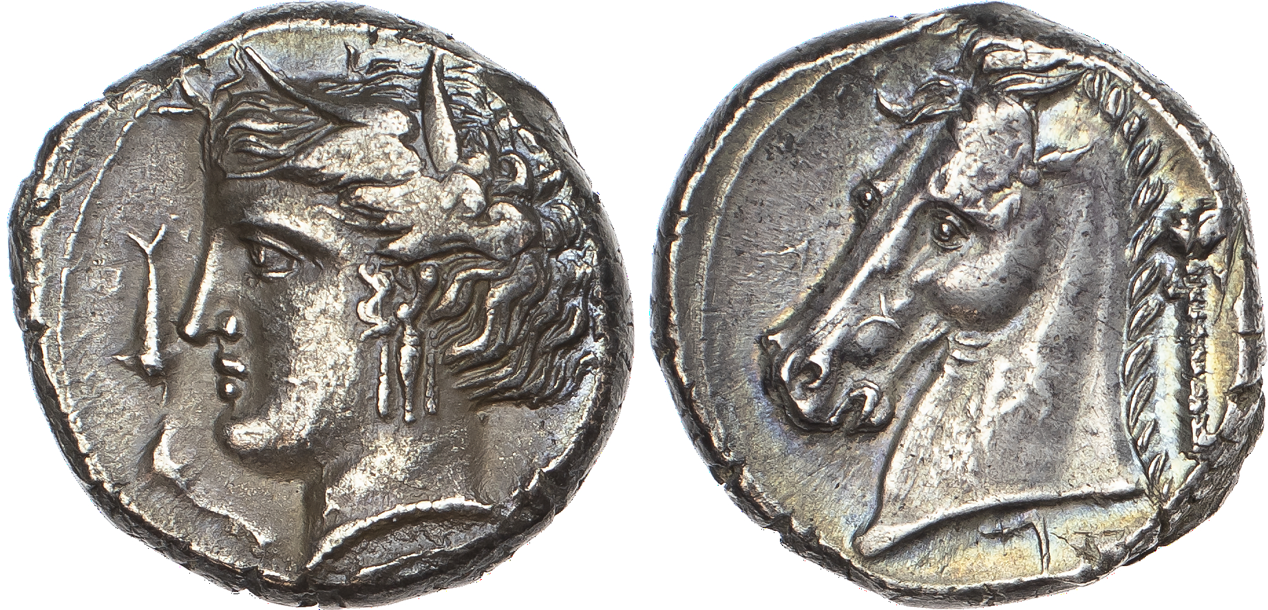 Sicily, Siculo-Punic, Silver Tetradrachm