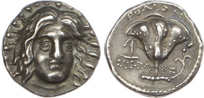 Islands off Caria, Rhodes, Silver Didrachm