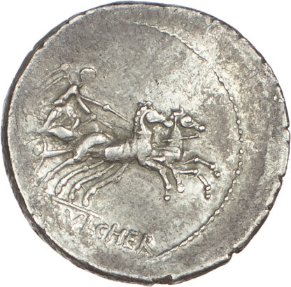 C. Claudius Pulcher, Silver Denarius