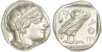 Attica, Athens, Silver Tetradrachm