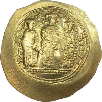 Romanus IV, with Eudocia, Michael VII, Constantius, and Andronicus, Gold Histamenon