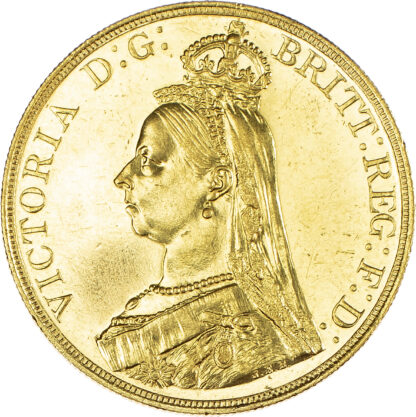 Victoria (1837-1901), Five Pounds, 1887