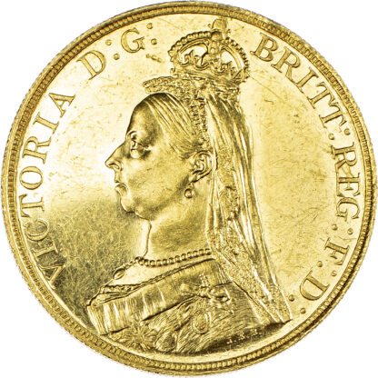 Victoria (1837-1901), 1887 Five Pounds. Jubilee Type