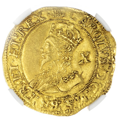Charles I (1625-49), Double Crown, mm Portcullis
