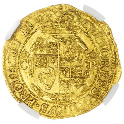Charles I (1625-49), Double Crown, mm Portcullis