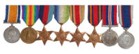 A Great War, World War Two Atlantic Convoys, Africa, Far East, Royal Navy, and Royal Fleet Reserve - Long Service Group of 8 WC Hosey