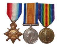 A Great War, Battle of Jutland, Trio awarded to Carpenters Crew, Joiner 4th Class Harry Jarmond Brouard, H.M.S. Hercules