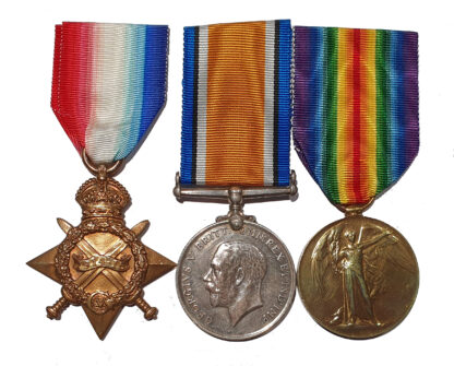 A Great War, Battle of Jutland, Trio awarded to Carpenters Crew, Joiner 4th Class Harry Jarmond Brouard, H.M.S. Hercules