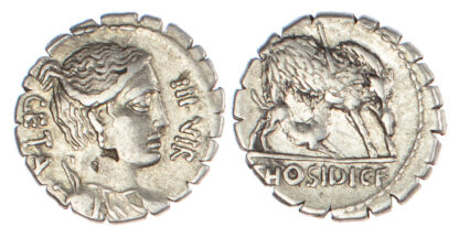 C. Hostidius, Silver Denarius