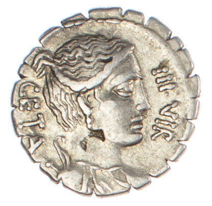C. Hostidius, Silver Denarius