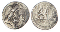 M. Nonius Sufenas, Silver Denarius