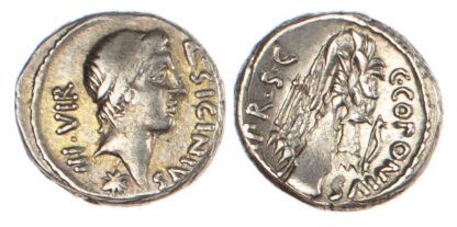 Q. Sicinius, Silver Denarius