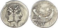 C. Fonteius, Silver Denarius
