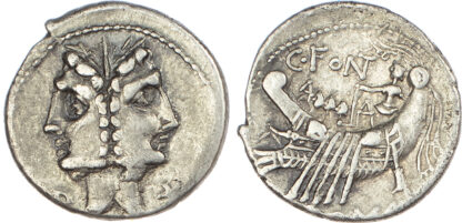 C. Fonteius, Silver Denarius