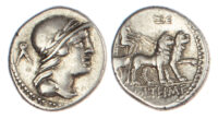 M. Volteius, Silver Denarius