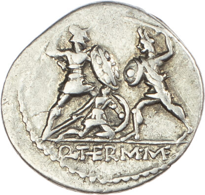 Q. Thermus M. f., Silver Denarius