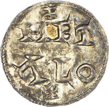 France, Carolingians, temp. Louis d'Outremer – Lothaire (936-986), silver Denier - rare type