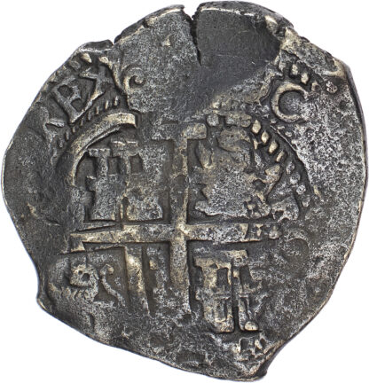 Bolivia, Charles II (1665-1700), silver Cob of 8 Reales, 1671 E, Potosi