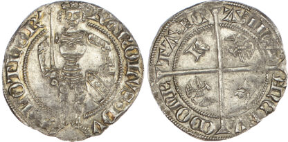France, Lorraine, Charles II (1390-1431), silver Gros